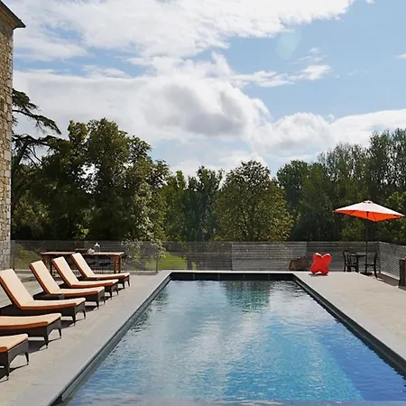 度假居 Mauvezin Sleeps 12 Pool